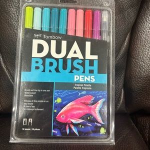 Tombow Dual Brush Pens, 10 pieces